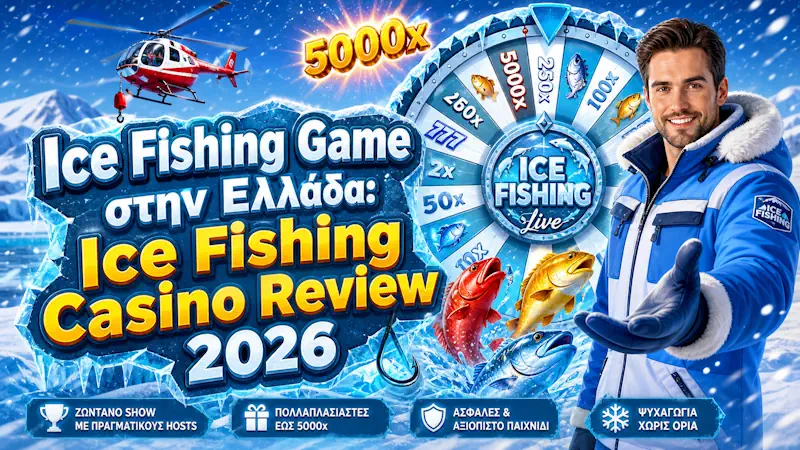 Ice Fishing Game στην Ελλάδα με live wheel Evolution 2026