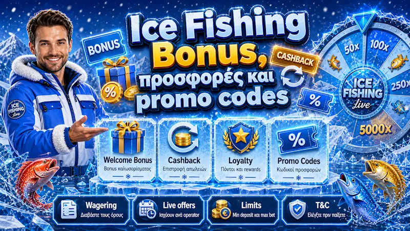 Ice Fishing Bonus με Lil Blues Big Oranges και Huge Reds