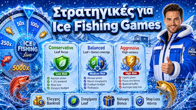 Στρατηγικές Ice Fishing με Leaf bets και bankroll limits